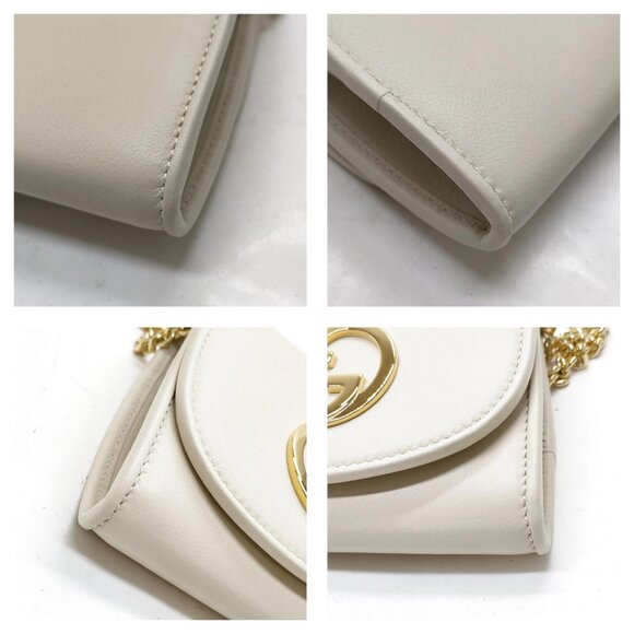 Gucci White Leather Shoulder Bag mon751-101325 - Picture 8 of 16